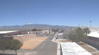 Weather camera view of Pahrump Valley HS.