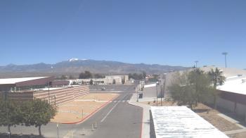 Weather camera view of Pahrump Valley HS.