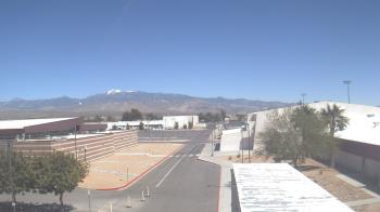 Weather camera view of Pahrump Valley HS.