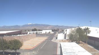 Weather camera view of Pahrump Valley HS.
