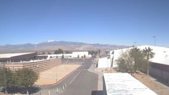Weather camera view of Pahrump Valley HS.