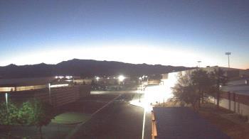 Weather camera view of Pahrump Valley HS.