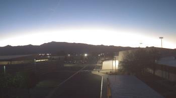 Weather camera view of Pahrump Valley HS.