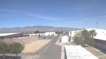 Weather camera view of Pahrump Valley HS.