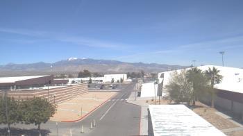 Weather camera view of Pahrump Valley HS.
