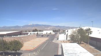 Weather camera view of Pahrump Valley HS.