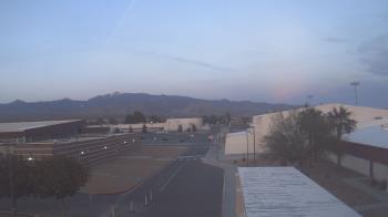Weather camera view of Pahrump Valley HS.
