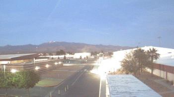 Weather camera view of Pahrump Valley HS.