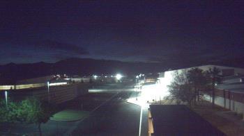 Weather camera view of Pahrump Valley HS.