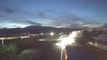 Weather camera view of Pahrump Valley HS.