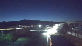 Weather camera view of Pahrump Valley HS.
