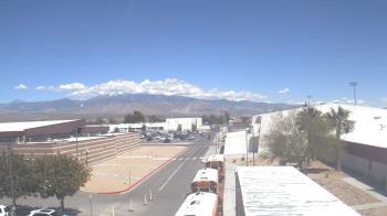 Weather camera view of Pahrump Valley HS.