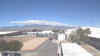 Weather camera view of Pahrump Valley HS.
