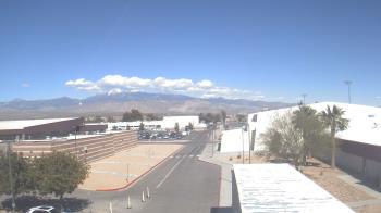 Weather camera view of Pahrump Valley HS.