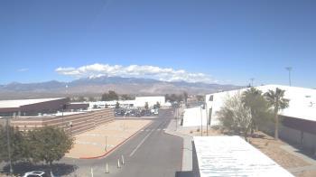 Weather camera view of Pahrump Valley HS.