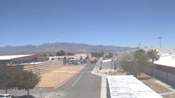 Weather camera view of Pahrump Valley HS.