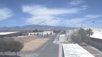 Weather camera view of Pahrump Valley HS.