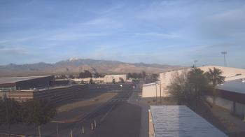 Weather camera view of Pahrump Valley HS.