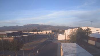Weather camera view of Pahrump Valley HS.