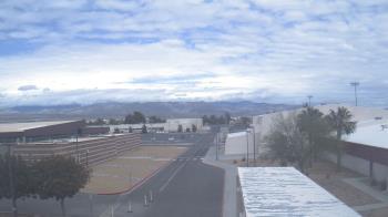 Weather camera view of Pahrump Valley HS.