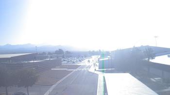 Weather camera view of Pahrump Valley HS.