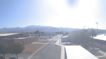 Weather camera view of Pahrump Valley HS.