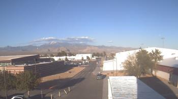 Weather camera view of Pahrump Valley HS.