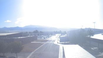 Weather camera view of Pahrump Valley HS.