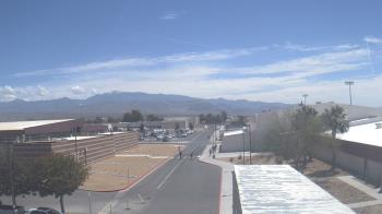 Weather camera view of Pahrump Valley HS.