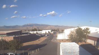 Weather camera view of Pahrump Valley HS.