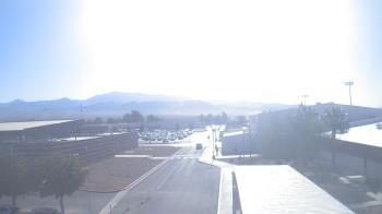 Weather camera view of Pahrump Valley HS.