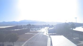 Weather camera view of Pahrump Valley HS.
