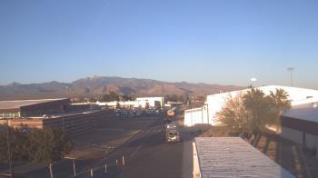 Weather camera view of Pahrump Valley HS.