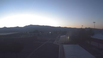 Weather camera view of Pahrump Valley HS.