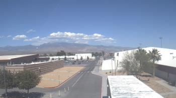Weather camera view of Pahrump Valley HS.