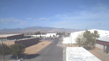 Weather camera view of Pahrump Valley HS.
