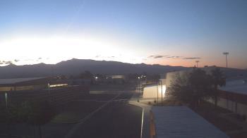 Weather camera view of Pahrump Valley HS.