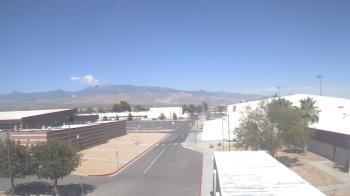 Weather camera view of Pahrump Valley HS.