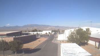 Weather camera view of Pahrump Valley HS.