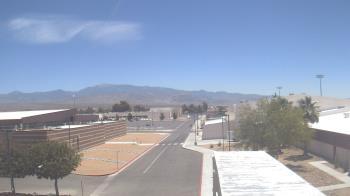 Weather camera view of Pahrump Valley HS.