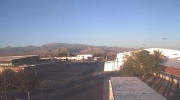 Weather camera view of Pahrump Valley HS.
