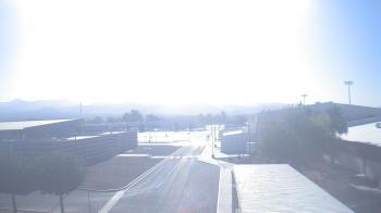 Weather camera view of Pahrump Valley HS.