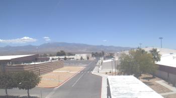 Weather camera view of Pahrump Valley HS.