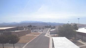 Weather camera view of Pahrump Valley HS.