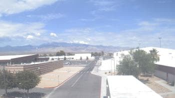 Weather camera view of Pahrump Valley HS.