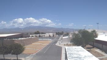 Weather camera view of Pahrump Valley HS.
