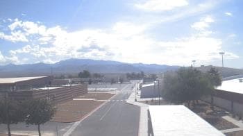 Weather camera view of Pahrump Valley HS.