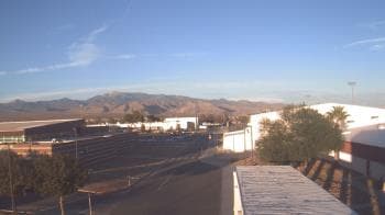 Weather camera view of Pahrump Valley HS.