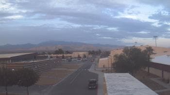 Weather camera view of Pahrump Valley HS.