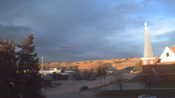 Weather camera view of Red Cloud Indian School.